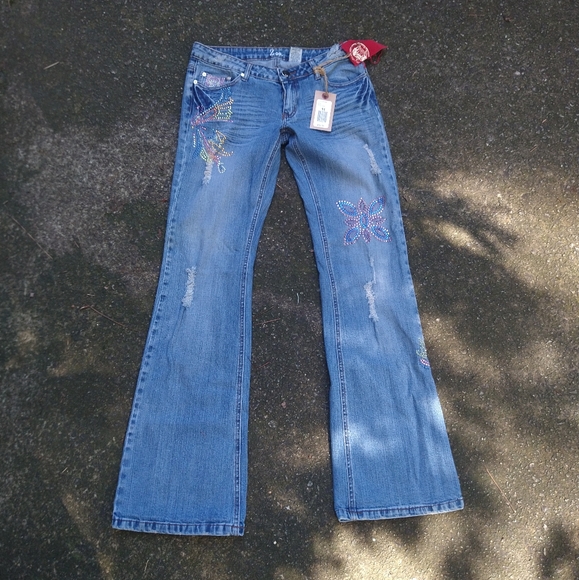 Vintage Denim - Y2K embellished pants